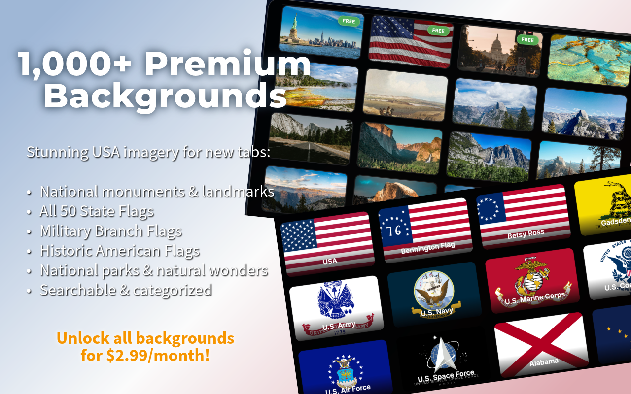 Premium Backgrounds & Flags